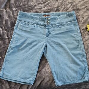 Women's Blue Denim Shorts